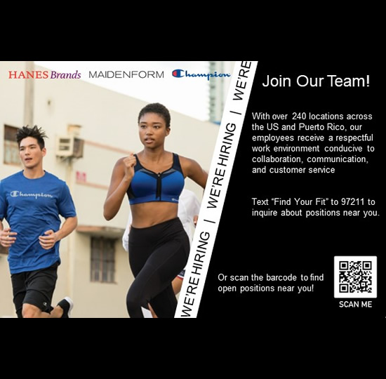 Hanes Hiring!