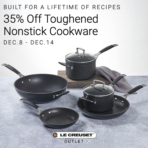 Le Creuset - 35% Off Toughened Nonstick Cookware