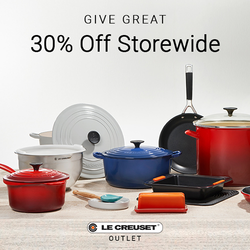 Le Creuset - Give Great - 30% Off Storewide!