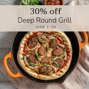 Le Creuset - 30% off Deep Round Grill