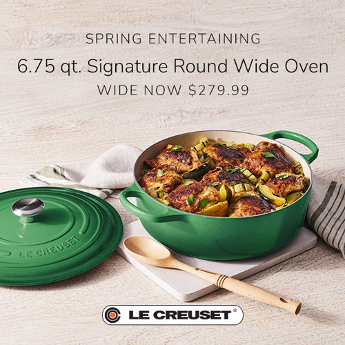 Le Creuset - 6.75 Signature Round Wide Oven Now $279.99 (Was $430)