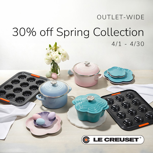 Le Creuset - 30% off Spring Collection