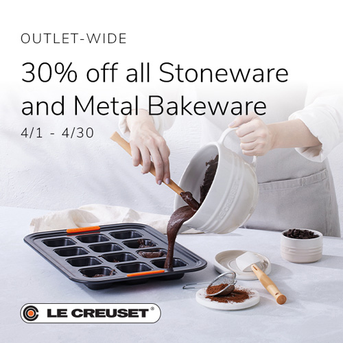 Le Creuset - 30% off Stoneware and Metal Bakeware