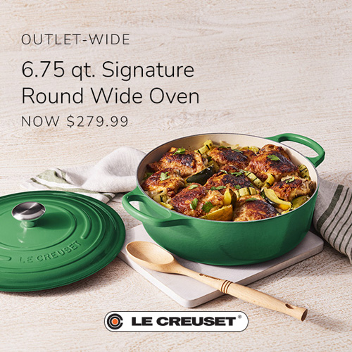 Le Creuset - 6.75 Signature Round Wide Oven Now $279.99