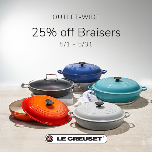 Le Creuset - 25% off All Braisers