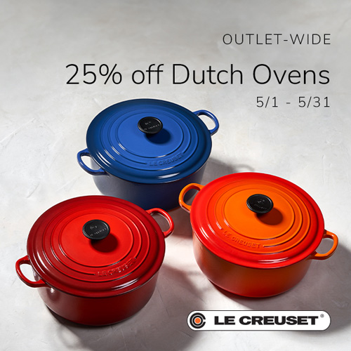 Le Cresuet - 25% off All Dutch Ovens
