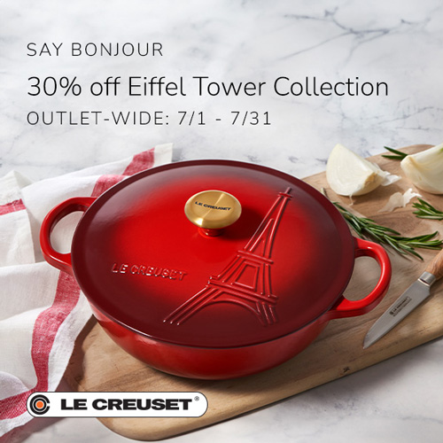 Le Creuset - 30% off Eiffel Tower Collection