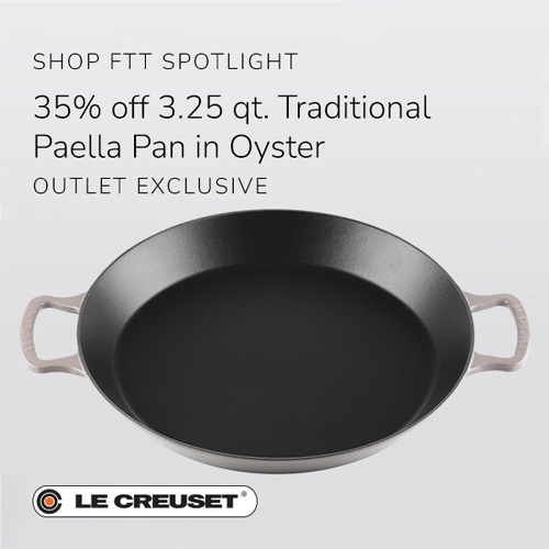 Le Cresuet - 35% off 3.25 qt. Traditional Paella Pan in Oyster