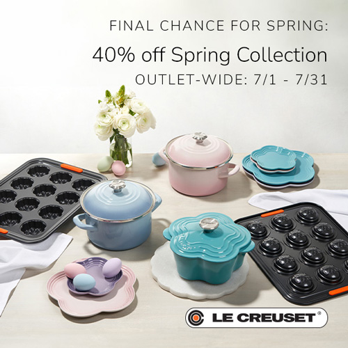 Le Creuset - 40% off Spring Collection