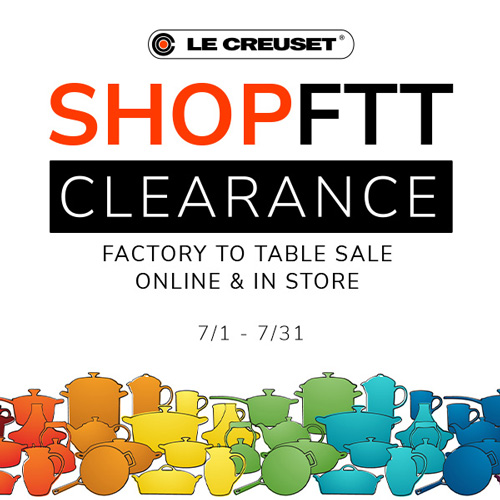 Le Creuset - Shop FTT Clearance – Save up to 50% off